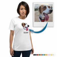 Personalized Dog Face T shirt Gifmar