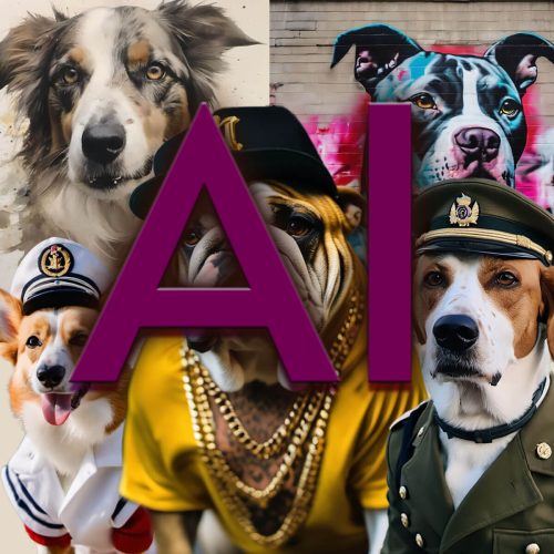 AI Dog Collage