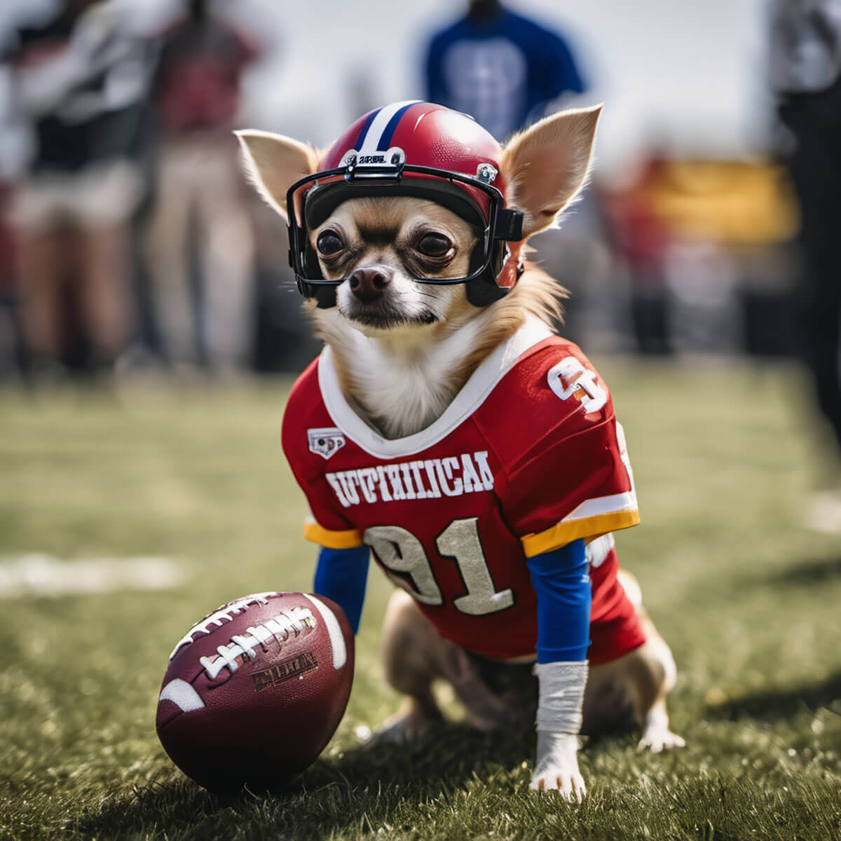 American Football Chihuahua