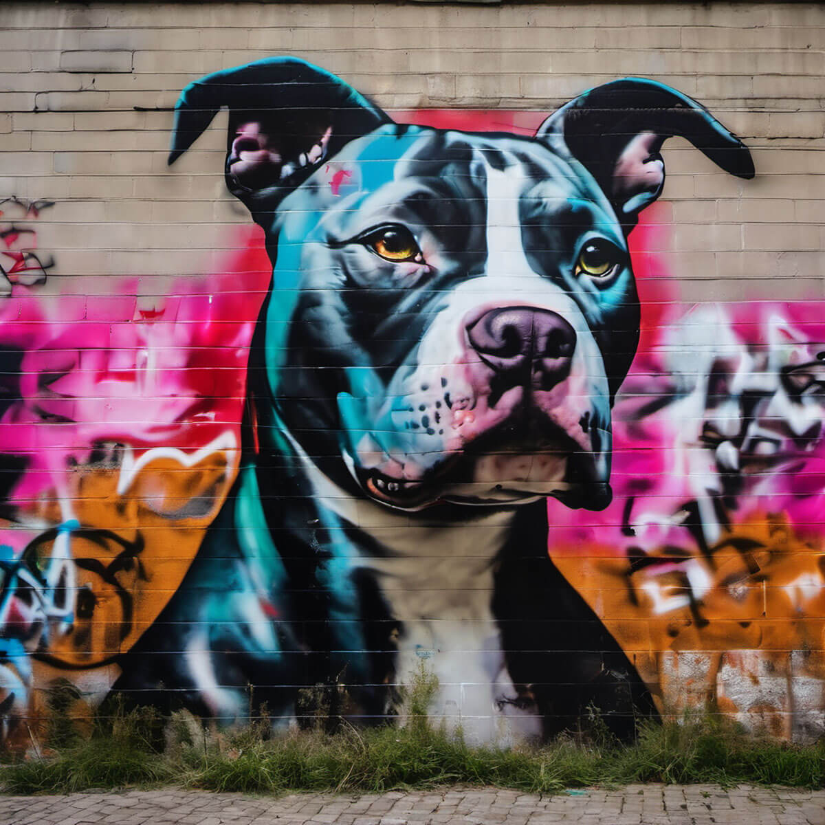 Street Art - Pit bull