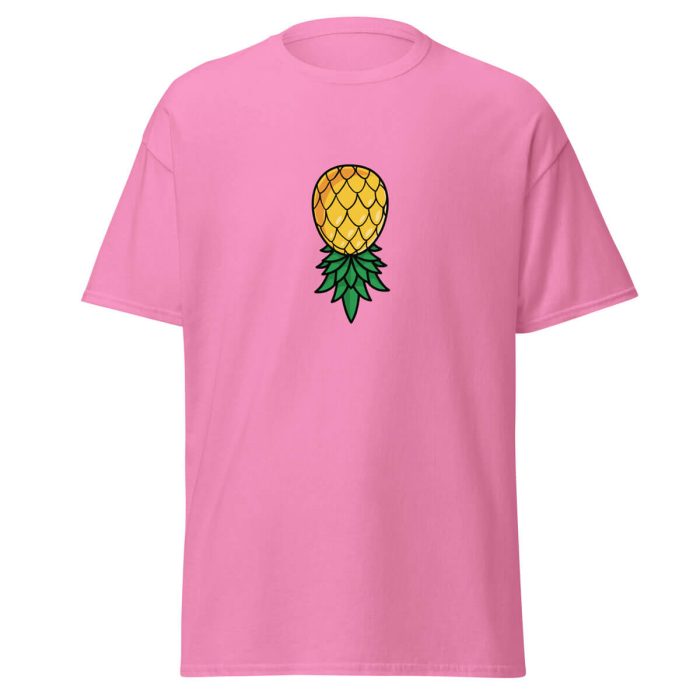 Upside Down Pineapple T-Shirt - Azalea