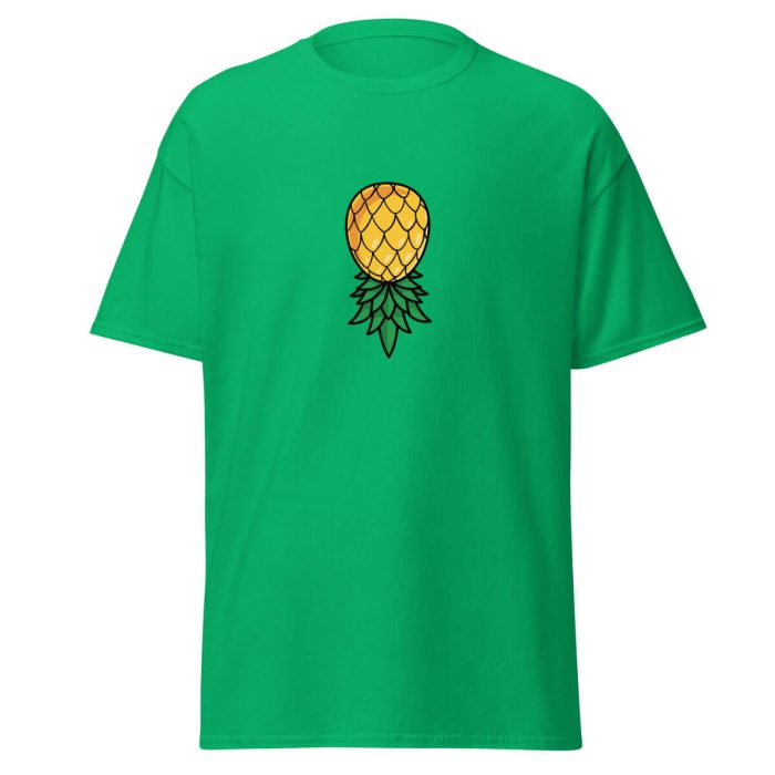 Upside Down Pineapple T-Shirt - Irish Green