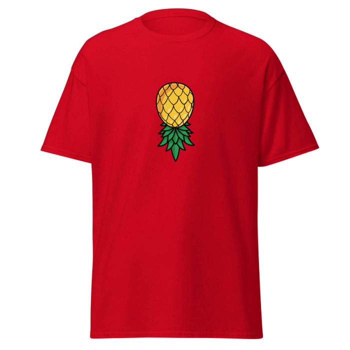 Upside Down Pineapple T-Shirt - Red