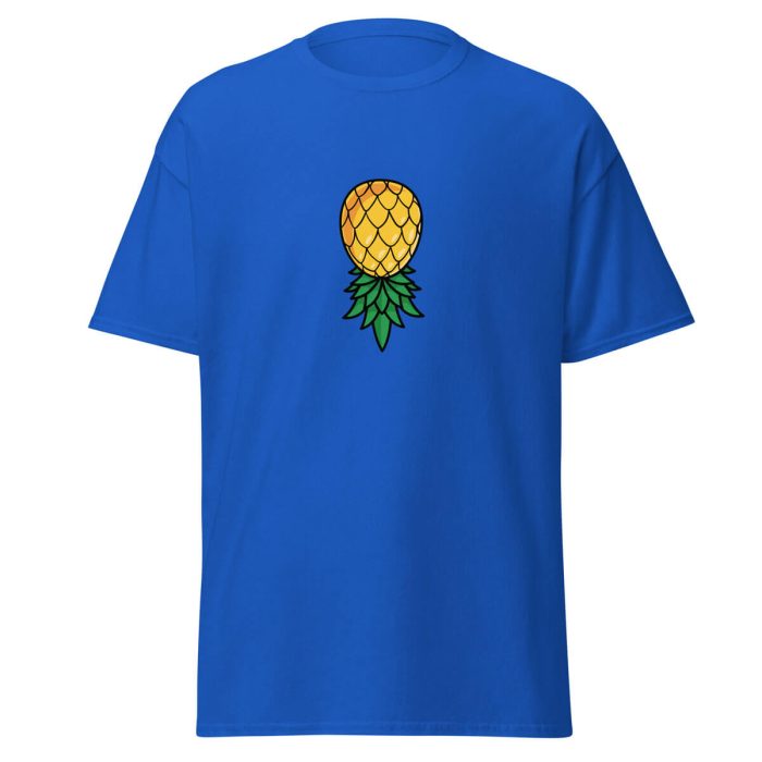 Upside Down Pineapple T-Shirt - Royal