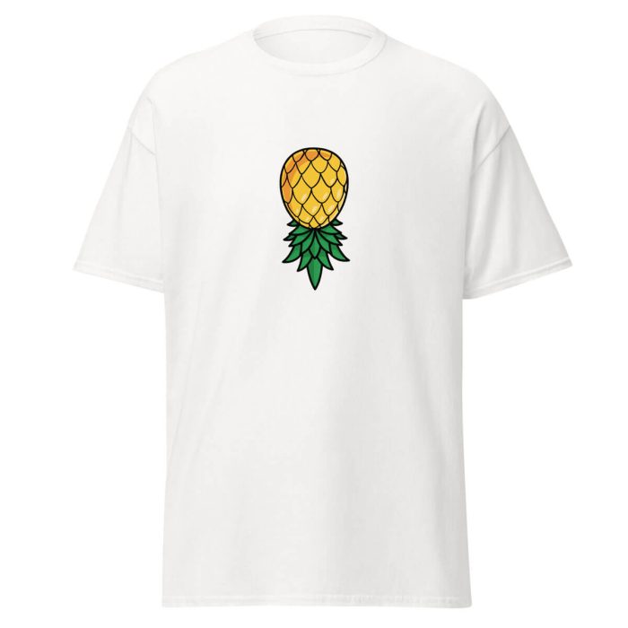 Upside Down Pineapple T-Shirt - White